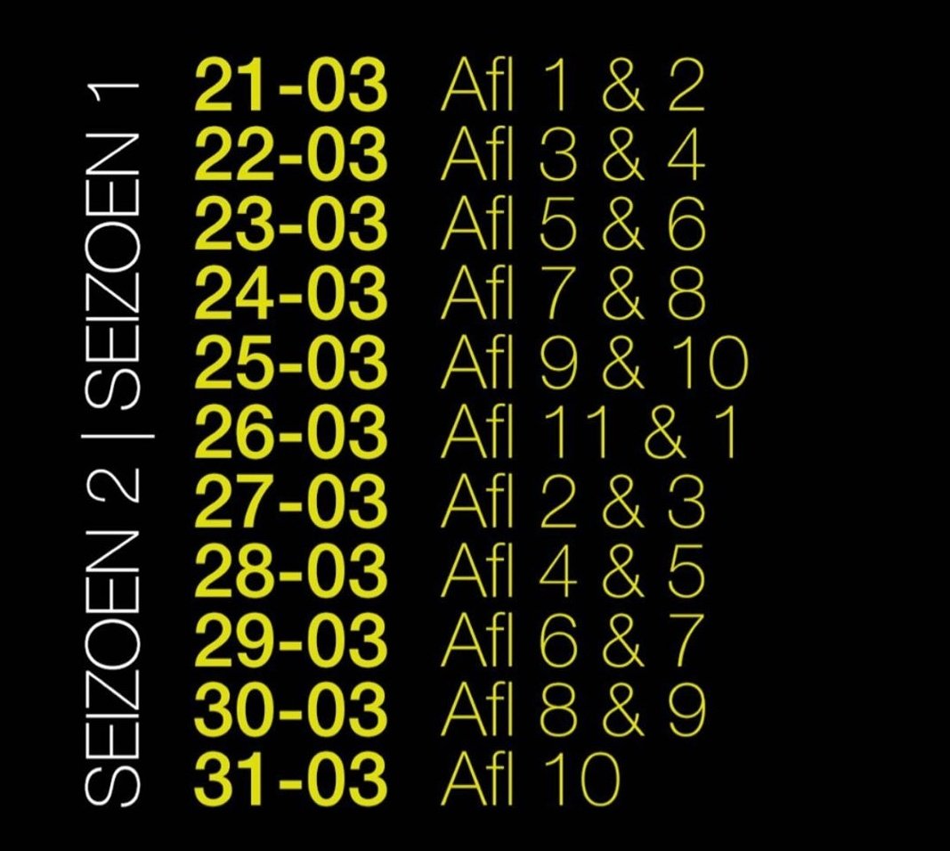 It's gonna be two episodes each night 💚 #skamnl