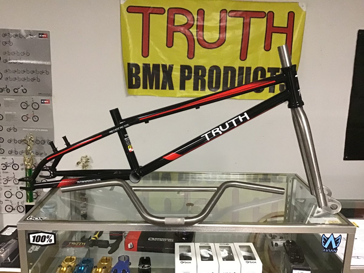 Truthbmx's tweet photo. TRUTH BMX chromoly frame with Titanium 20 mm fork. https://t.co/gvcbg9PSwu