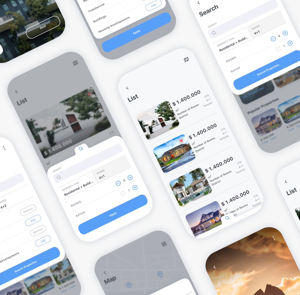 uicube's tweet photo. Nors Real Estate App UI Kit. Sketch, Adobe XD &amp; Figma. It contains 55 screens. Available on @ui8 &amp;  @uplabsofficial &amp;  @creativemarket &amp;  @themeforest
.
.
#ui #app #mobile #mobileapp #dribbble #uidesign #properety #realestate #house #home #villa #luxury #life #design #Graphic https://t.co/rYVKYhP26d