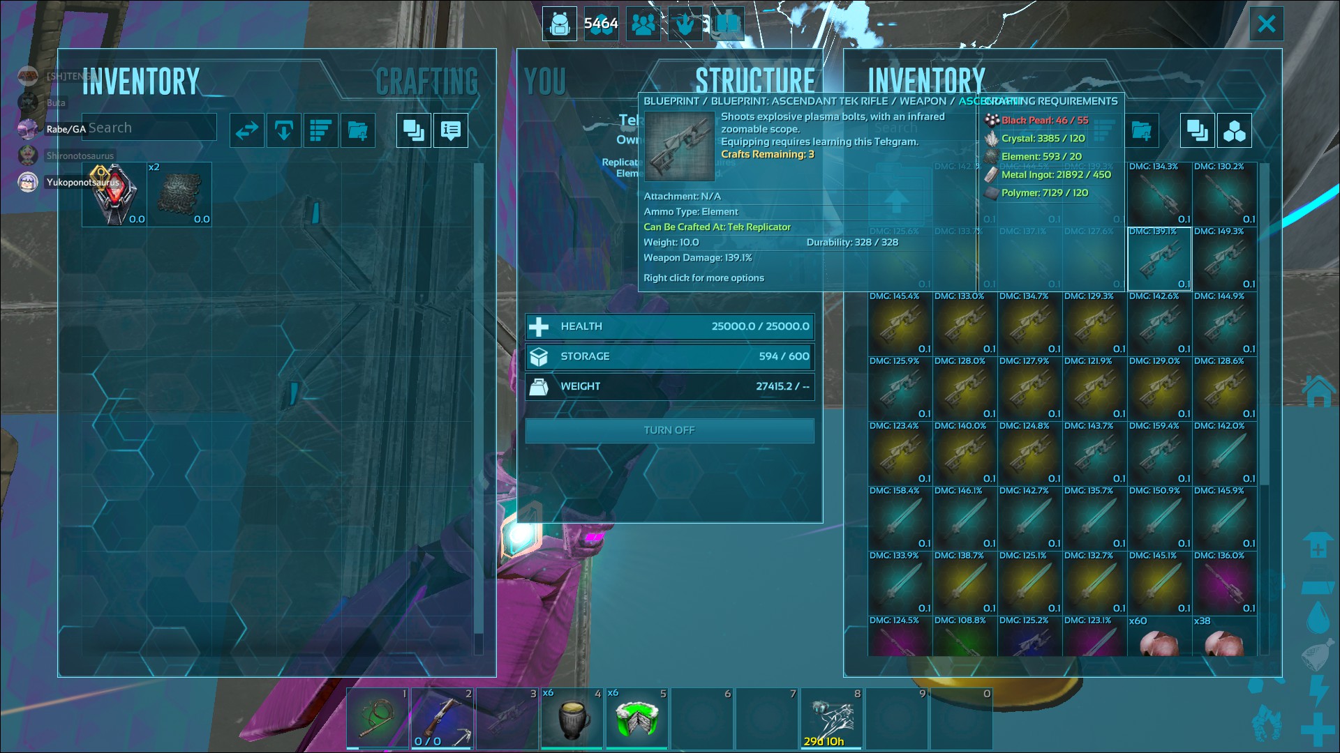 Yukopon Ark 全てのmek Tek Suitは消されましたが 今は全部のtek系武器の設計図 のコストが至高や原始的にかかわらず全部原始的のコストで量産できます Arkは完全に壊れましたwwwww 昔のdupeはfixしましたが新しいdupeもありますwwwwwww 今のうちにやりま Yukopon Ark 全てのmek Tek Suitは消されましたが 今は全部のtek系武器の設計図 のコストが至高や原始的にかかわらず全部原始的のコストで量産できます Arkは完全に壊れましたwwwww 昔のdupeはfixしましたが新しいdupeもありますwwwwwww 今のうちにやりま