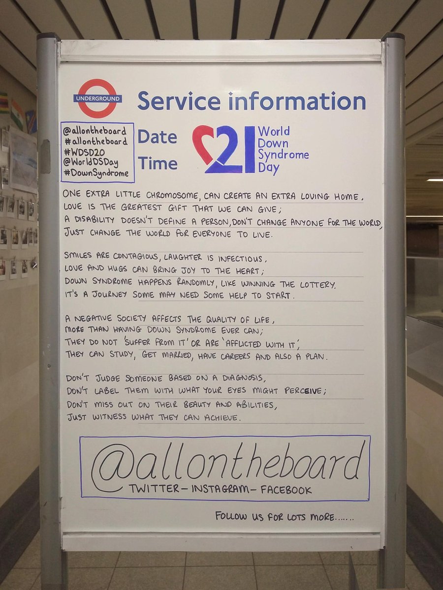 Today is World Down Syndrome Day. Let’s make this world a place for everyone. <a href="/allontheboard/">All On The Board</a> 

#WorldDownSyndromeDay #WDSD2020 #DownSyndrome #WorldDownSyndromeDay2020 #WDSD #allontheboard