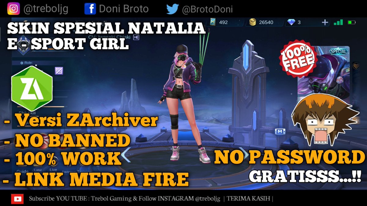 BrotoDoni's tweet photo. Skin natalia terbaru
https://t.co/Mf394GeJk3

#MobileLegends #mobilelegendsbangbang #trebolgaming #skinnatalia #skinnataliaterbaru #scriptskin #scriptskinnatalia https://t.co/Wx4LRDLsf9