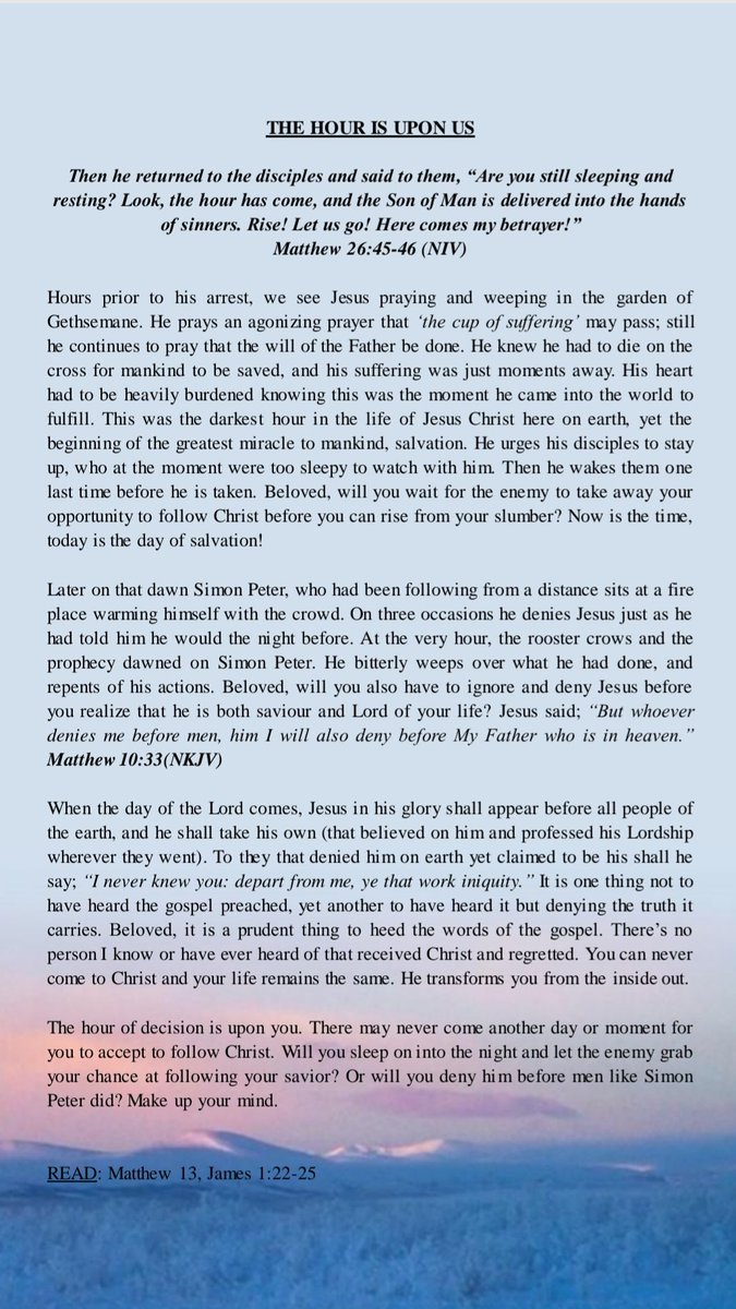Chempoetry_mw's tweet photo. DAY 6, SHARING 6
.
.
.
.
#That_they_may_be_saved🌍 #World_meet_Jesus #principles_save #Christdaily #wordofgod #soul #choices #now_is_the_time https://t.co/5sgoPkrEEI