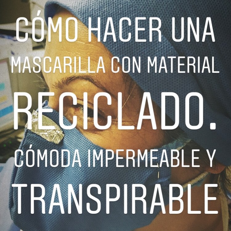 LEscoladeSalut's tweet photo. Este vídeo pretende ser de ayuda para estos profesionales ofreciéndoles una alternativa para crear una #mascarilla a través de material reciclado. 
#mascarillasparatodos 
https://t.co/KsTFnN0gEc https://t.co/ciofJykAOY