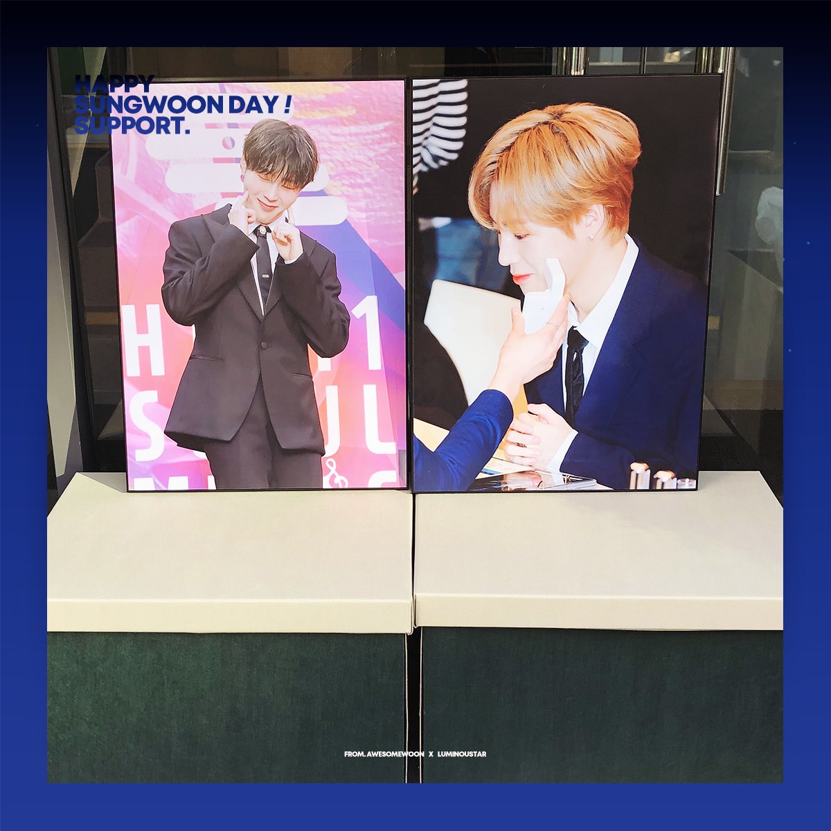 OnACloud_sw's tweet photo. Dream on a cloud

☁

성운이 생일선물 전달하고 왔습니다.
성운아 27번째 생일축하해💛 https://t.co/hgSJbXSMas