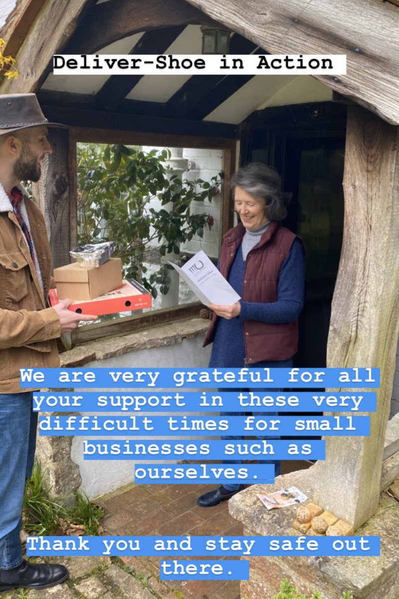 ThreeHShoes's tweet photo. It is with a heavy heart that we closed our doors yesterday, but we are ready to support the community and those in self-isolation and the vulnerable #deliveryservice https://t.co/zbd3SVihlF