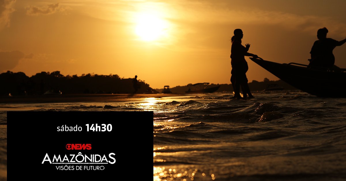 GloboNews's tweet photo. Fim de tarde na Ilha do Combu, no Pará: imagina um lugar onde as águas são como ruas e todo mundo depende de embarcação para se locomover. Conheça a ilha e seus moradores no 3º episódio de Amazônidas, sábado (21), às 14h30, na @GloboNews.📷@victorferreira_ #amazonidas #GloboNews https://t.co/5JWnl1RltE