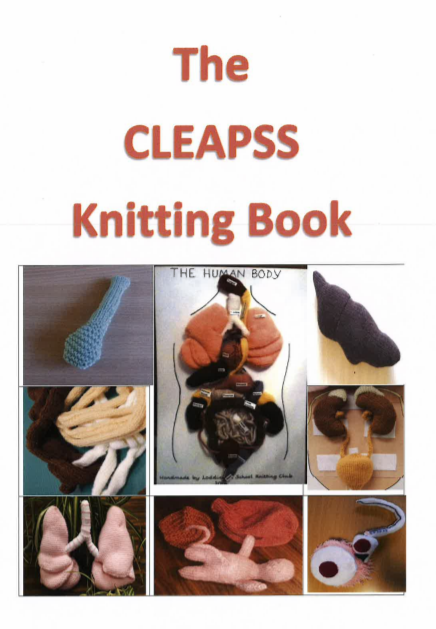 CLEAPSS's tweet photo. Ok folks we have made our CLEAPSS Knitting Pattern Book free/open access to all.
So make use of this time by knitting all sorts of body parts and teaching aids.
https://t.co/JuMBeLMsXU
#asechat https://t.co/XI6Hi9RU9Q