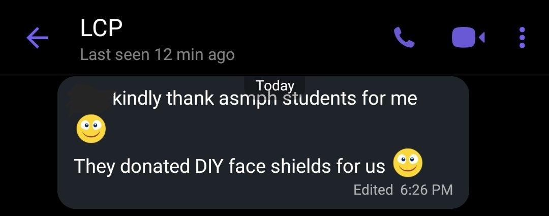 PauloLumicaoMD's tweet photo. To #ASMPH2020, Lung Center of the Philippines also sends their gratitude for the innovative face shields! 
@ASMPH_SC https://t.co/33UCulwCCh