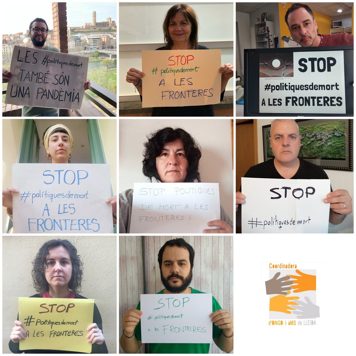 CoordONGDLleida's tweet photo. 📝 Des de la @CoordONGDLleida ens adherim al manifest #PolítiquesDeMort impulsat per @GironaAcull.

🔸 No podem deixar que el que està passant a la frontera de Grècia quedi engolit per la cobertura mediàtica del #Covid19.

#21MProuRacisme #ElRacismeÉsUnVirus #ElRacismeNoEsConfina https://t.co/J1xnydOAI7