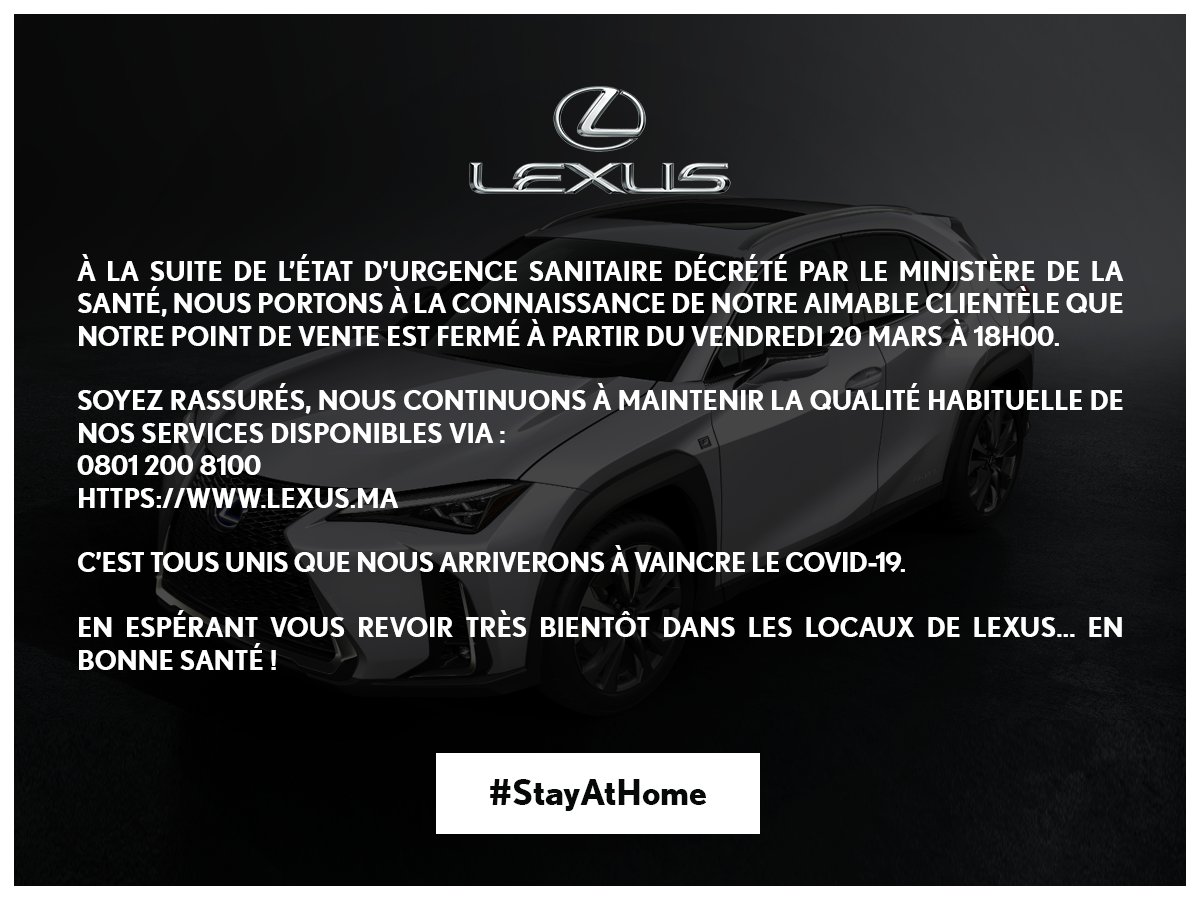 Lexus Maroc tweet media