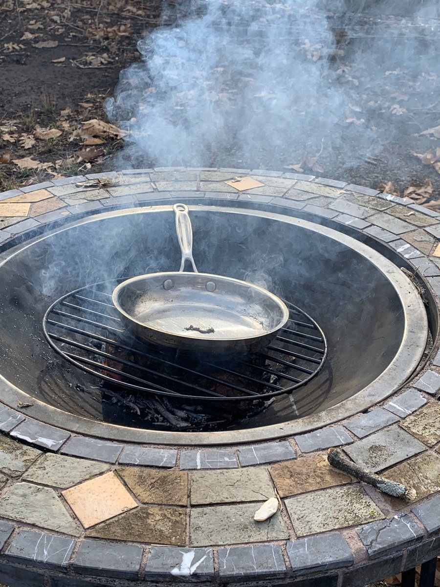 jjsax840's tweet photo. Fridays success. Kid first fire made. Lesson monday was first and most inportant human technology, she id'd writing and I explained the importance of the technology of fire-she worked on it with my help... #timelesslearning #naturallearning 
@irasocol @mritzius @pammoran https://t.co/LbBd4L54dy