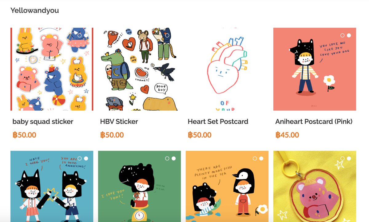 ตอนนี้ทางร้านไอฟาว <a href="/ifoundsthgood/">ifoundsomethinggood</a> เค้ามีเว็บไซต์แล้วน้าทุกคน! หน้าเว็บน่ารักมาก T.T มีสินค้าเราทั้งสตก พวงกุญแจต่างๆ แล้วก็จากหลายๆแบรนด์ไปลงเยอะมากๆ แวะไปช้อปกันได้น้า นี่เรย 👶🏻 ifoundsomethinggood.com 🌈💘