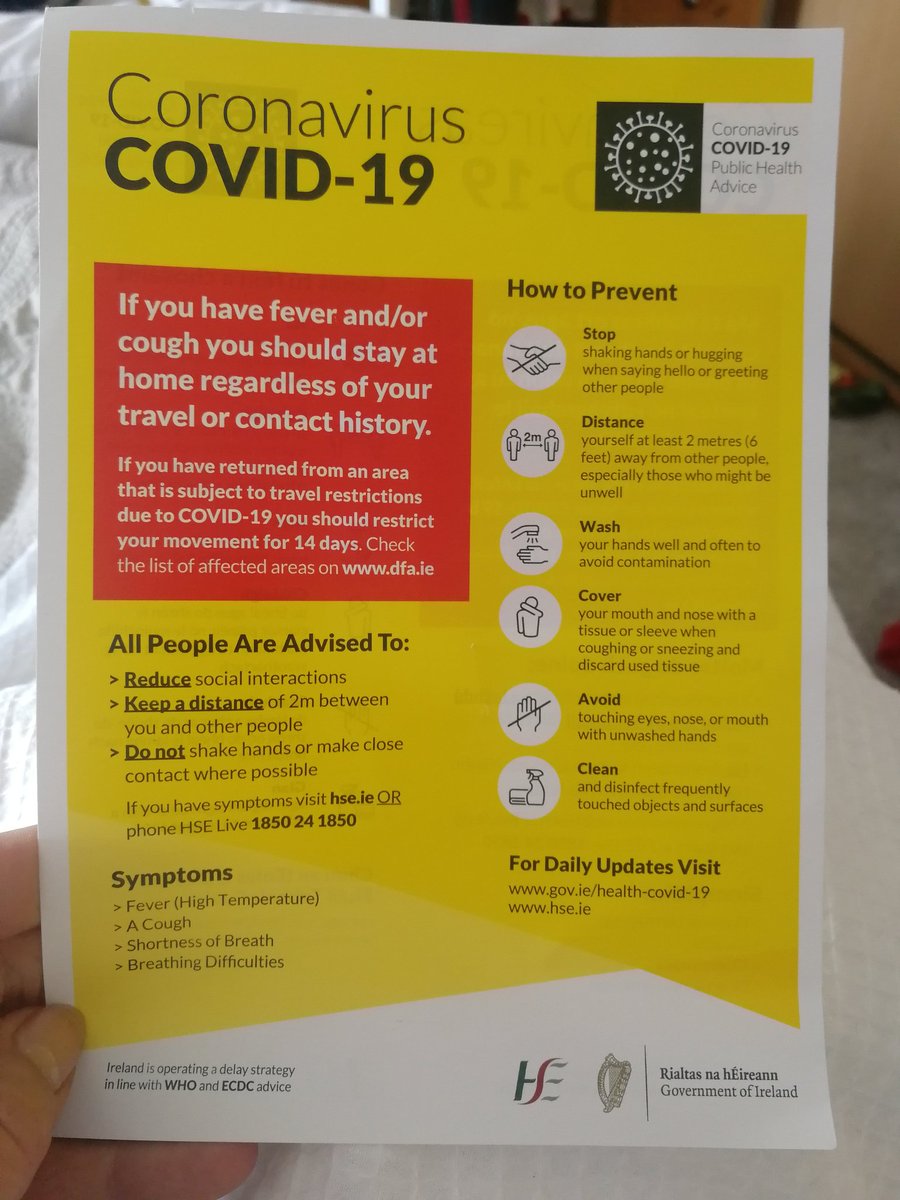 beachbumbeti's tweet photo. This is advice given to us at Gran Canaria &amp; Dublin airports yesterday. I can't share the advice given when we landed in Manchester, as it doesn't exist! 🤔 #CoronaCrisisuk #usingcommonsense https://t.co/D0c1Z9zg5I