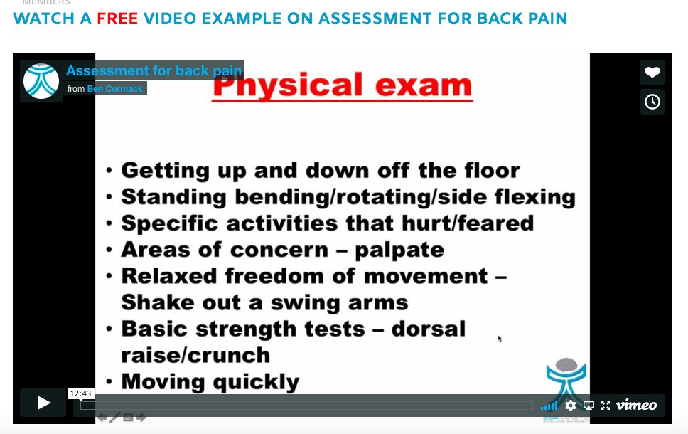 CorKinetic's tweet photo. I have made one of the lectures from the update FTM online free to watch - Back pain assessment 

https://t.co/CvaDROFxql https://t.co/pbTuCymF4P