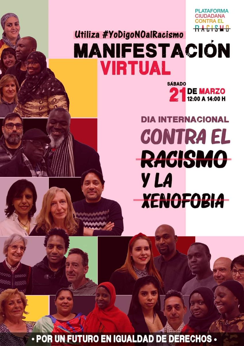 8_mzgz's tweet photo. Visibiliza en tus redes situaciones de racismo o experiencias positivas de convivencia con #yodigonoalracismo 
Hazte una foto con el hashtag #yodigonoalracismo y publícala! https://t.co/6XZGBTtVef