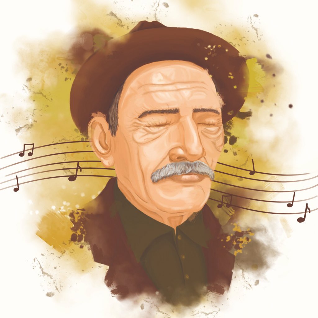 “Aslıma karışıp toprak olunca
Çiçek olur mezarımı süslerim
Dağlar yeşil giyer bulutlar ağlar
Gökyüzünde dalgalanır seslerim” #AsikVeysel #usta #meşk