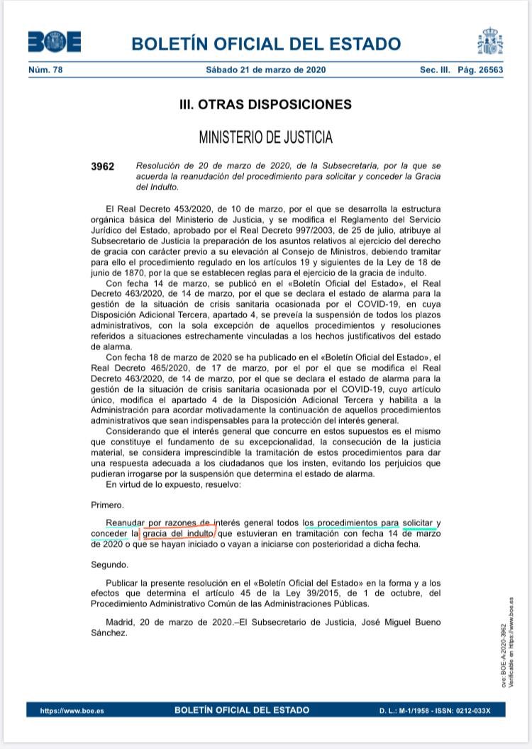 bea_fanjul's tweet photo. La dictadura de la izquierda: suprimir el control al gobierno y barra libre para indultar.

Este es su concepto de lealtad institucional. Piensa mal y acertarás. https://t.co/P1HrIXVmEx