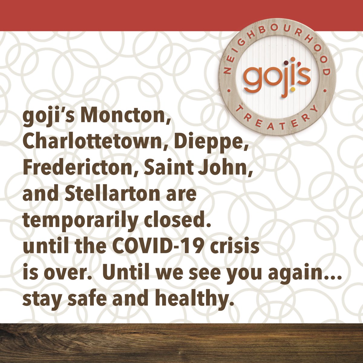 We've made the difficult decision to temporarily close our doors. We appreciate your support and understanding during this time and will keep you updated through our social media channels as more information becomes available to us. See you all again soon and stay healthy 🧡