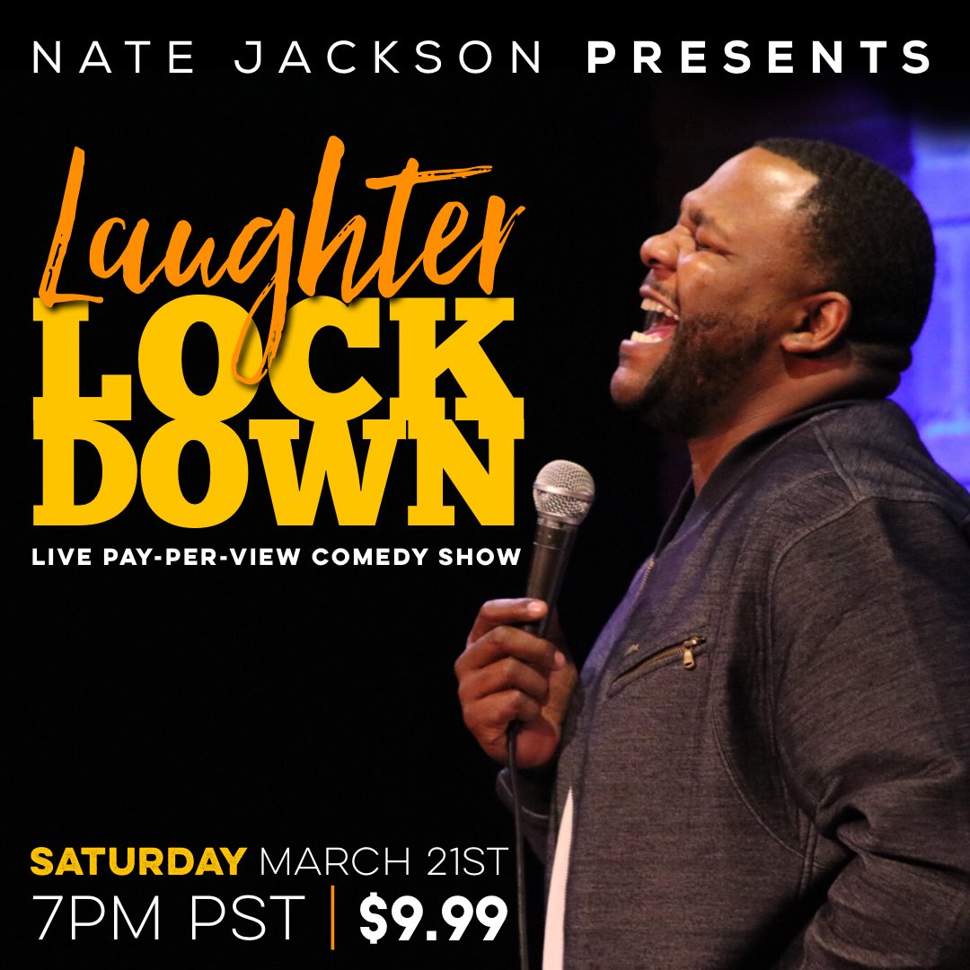 MrNateJackson's tweet photo. We can’t let this lock down keep us down!!  Come kick it with ya boy online... Stay in and Show Out! https://t.co/QVgOtnfRaA