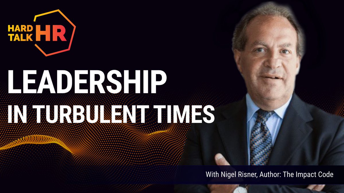 TheHRCongress's tweet photo. With all the current uncertainty in the world, organisations simply need ethical, balanced leadership.

In this episode of Hard Talk HR, Mihaly Nagy is joined by long-time collaborator Nigel Risne: https://t.co/ihortKUJ2D

#HRCongress20 #HRCongress https://t.co/XLYakDyuA1