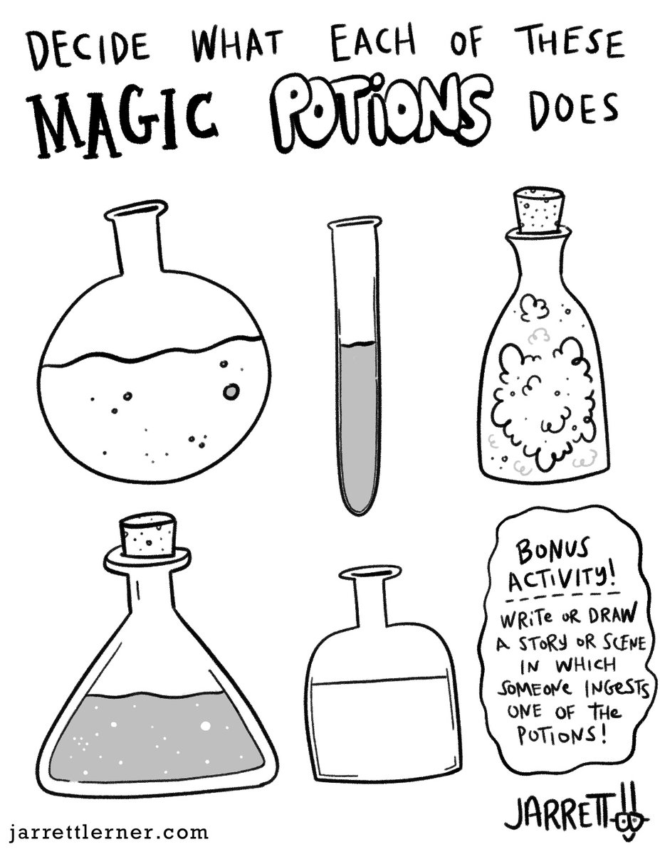 Jarrett_Lerner's tweet photo. Another new batch of free activities is now available at my site:

https://t.co/elSYH2RkBR

Today: otherworldly visitors, hot dogs, magic potions, and pizza on the run. Scroll down to find them all.

I'll be posting more new free activities every day! https://t.co/XXtCI0WUuY