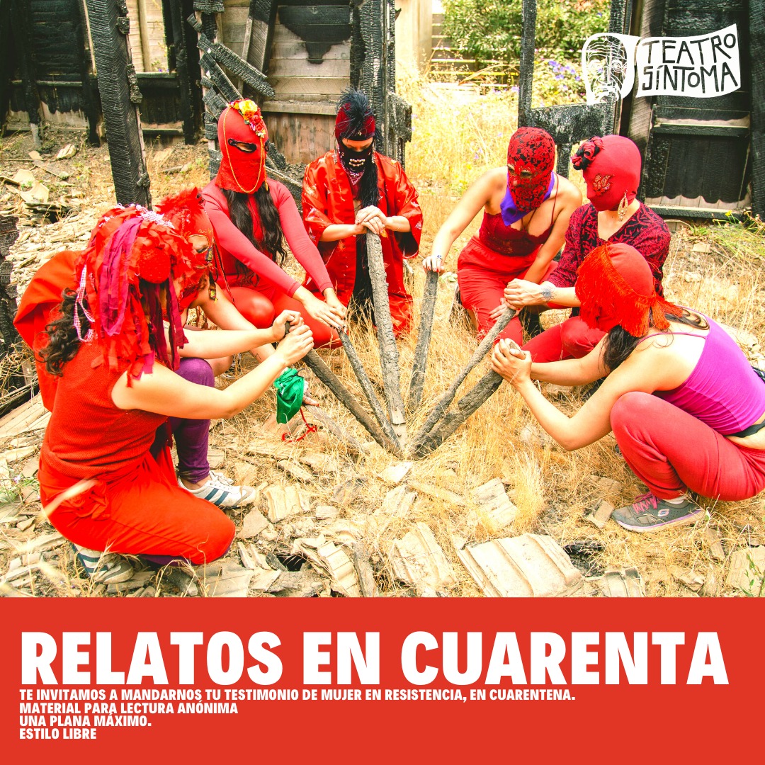Envíanos tu relato a 📧  cia.teatrosintoma@gmail.com  #RelatosEnCuarentena