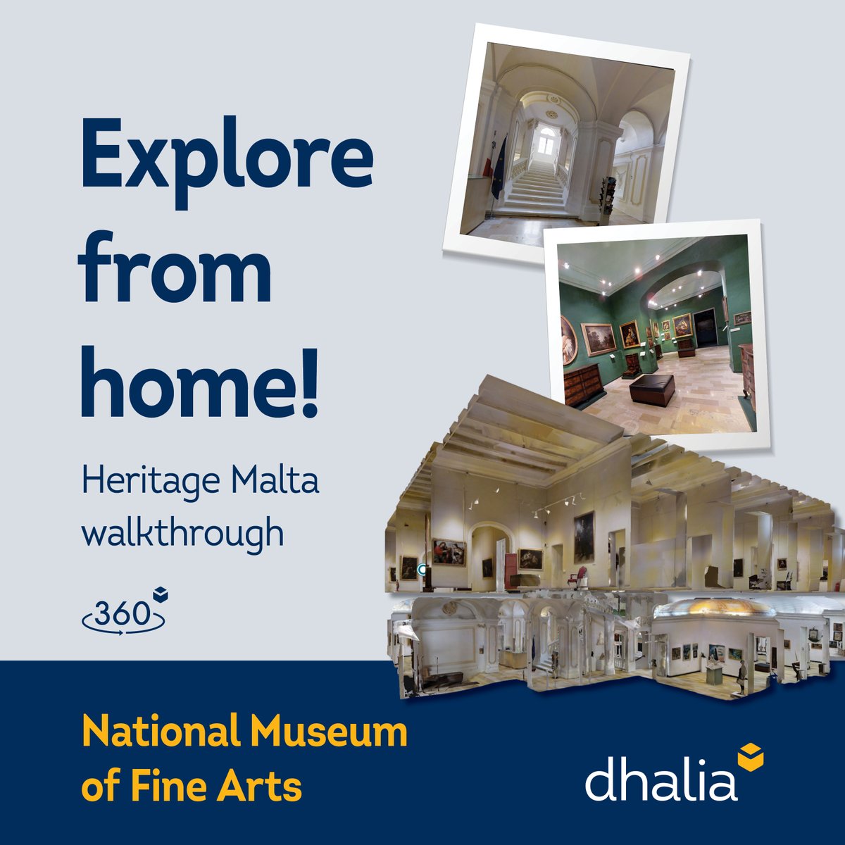 dhaliamt's tweet photo. 🏺Explore Malta’s heritage from your home!
🤔Do you remember the previous National Museum of Fine Arts?
👍In collaboration with Heritage Malta, Dhalia took a unique snapshot of this museum, which has now been relocated to MUŻA. Explore online ⬇️

https://t.co/WJxaHL5R0g https://t.co/2HSH8F8eLx