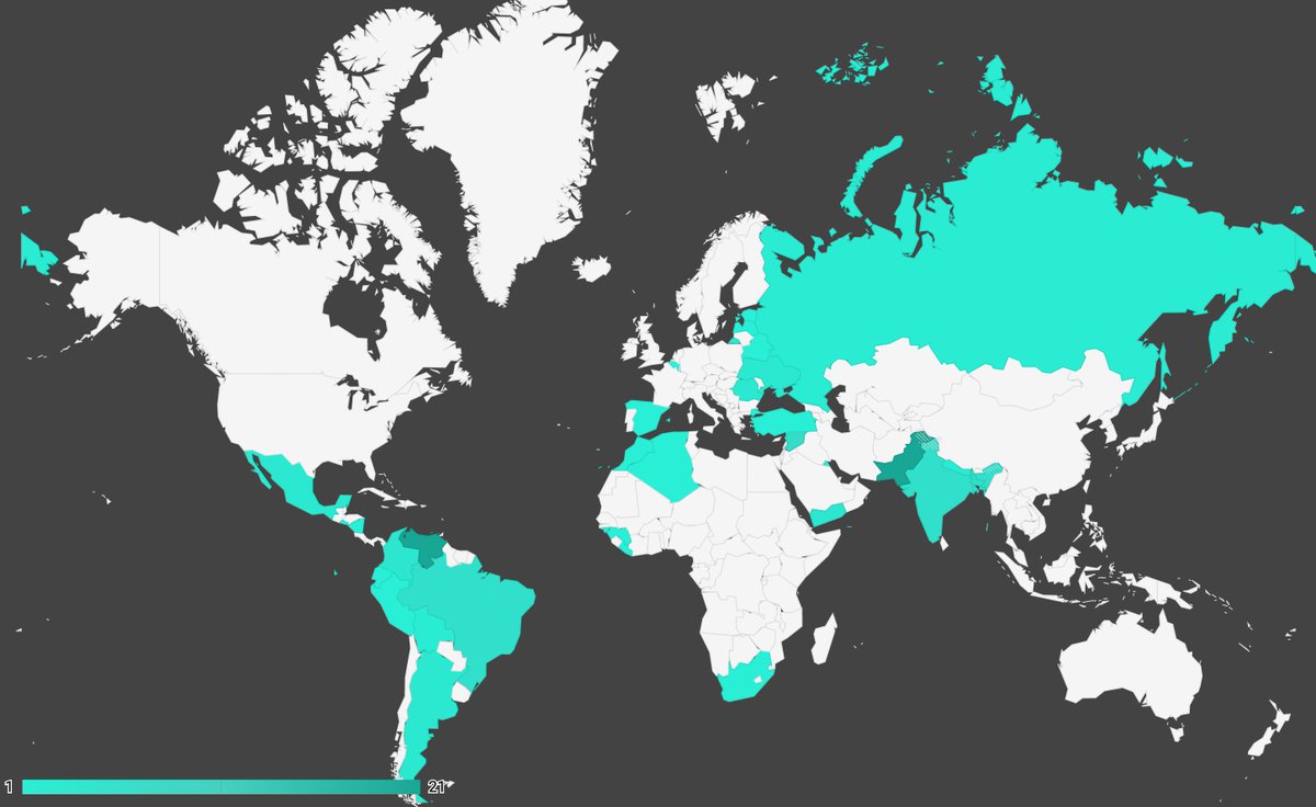 MigracodeBCN's tweet photo. At #Migracode, we receive applications from people from an array of countries. When thinking of refugees, you may have a certain image in your head — however, #refugees and #migrants come from all over the world and for myriad reasons. #CodingWithoutBorders #NoOneIsIllegal https://t.co/BKsmQ4478x