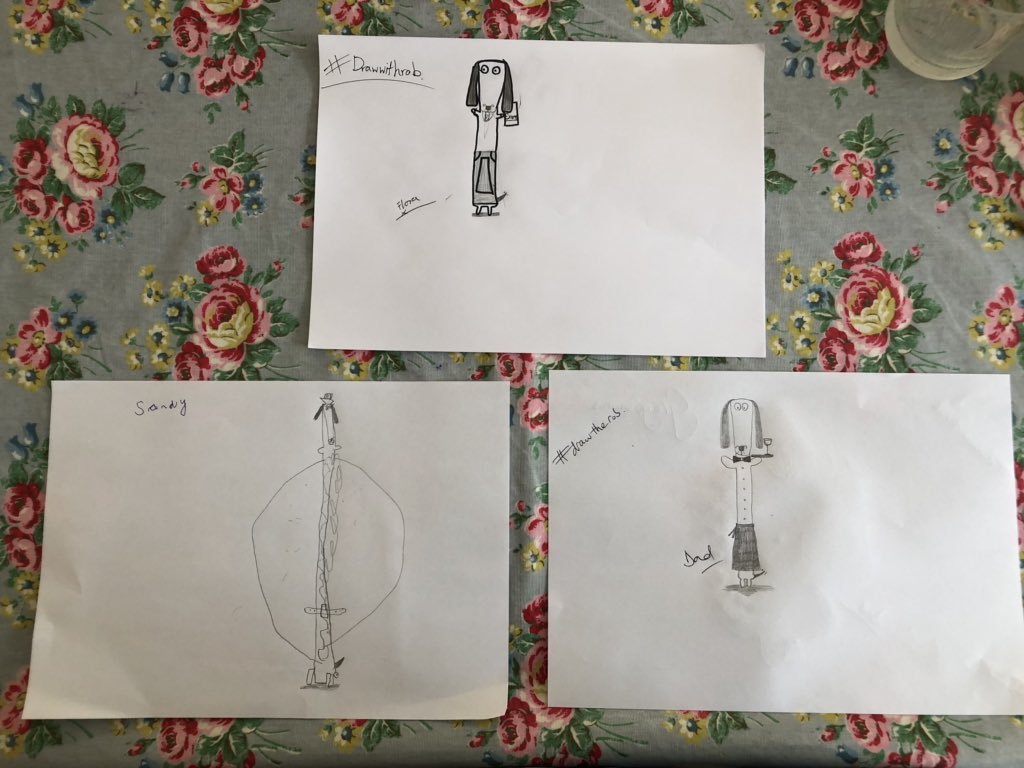 kane_graeme's tweet photo. #drawwithrob Thanks @RobBiddulph we had great fun drawing with you. Can’t wait for the next time... https://t.co/UO46AhTzoL