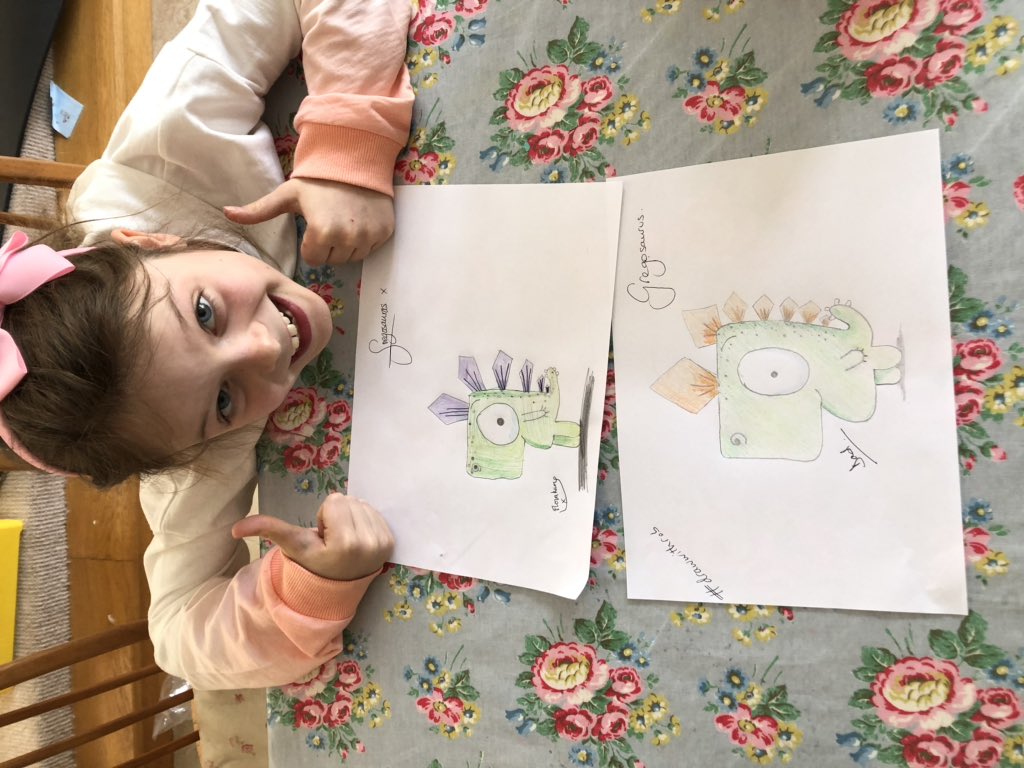 kane_graeme's tweet photo. #drawwithrob Thanks @RobBiddulph we had great fun drawing with you. Can’t wait for the next time... https://t.co/UO46AhTzoL