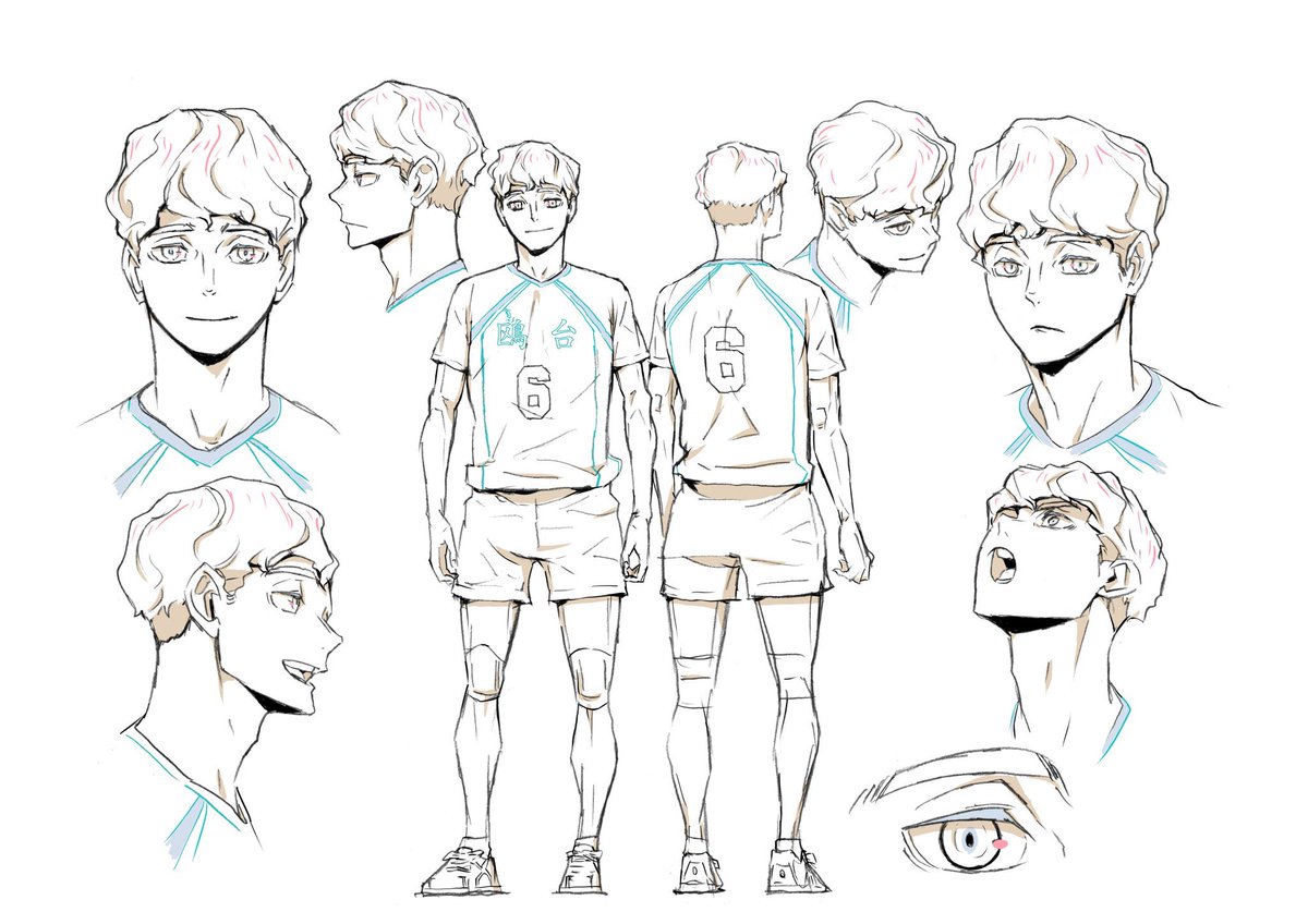 再投稿w】 ハイキュー‼︎ 不動の昼神、サチローのビジュアルが公開され