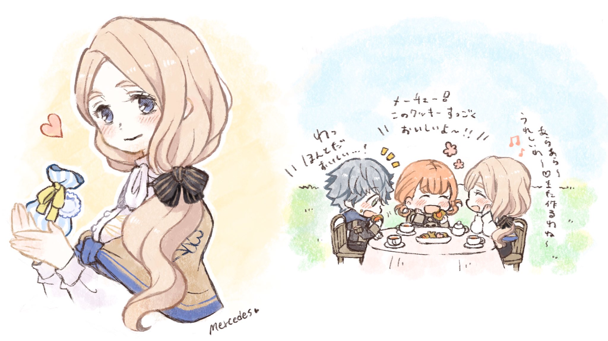 かわむー なんでもない日のお茶会 Usual Tea Party Fe風花雪月 T Co Bolnbrirae Twitter