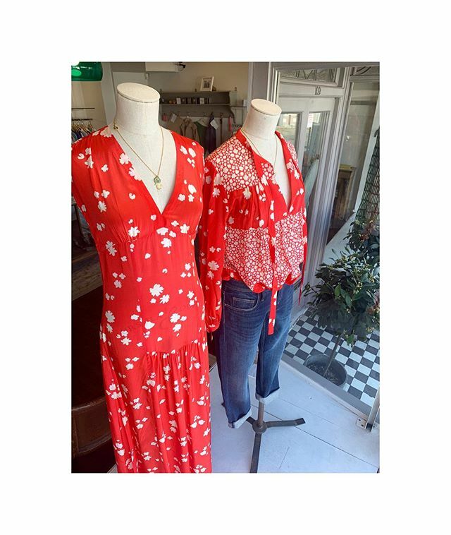 Feeling the love ❤️ @primroseparklondon amazing Ossie Clark collaboration in stunning red silk... #ossieclark #primrosepark #loveleighonsea ❤️ ift.tt/33AQERB