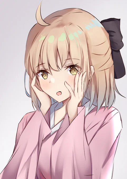 引越し終わった記念に沖田さん 
#FGO #FateGO 