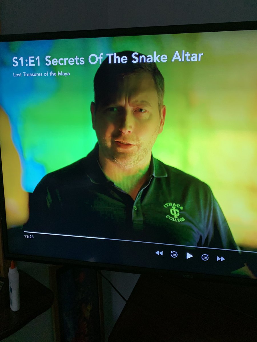 BentwoodStudio's tweet photo. Watching @NatGeo and see an @IthacaCollege alum! They have shown the ic logo about a dozen times! So cool! #greatdaytobeabomber https://t.co/wfrzruzmrE