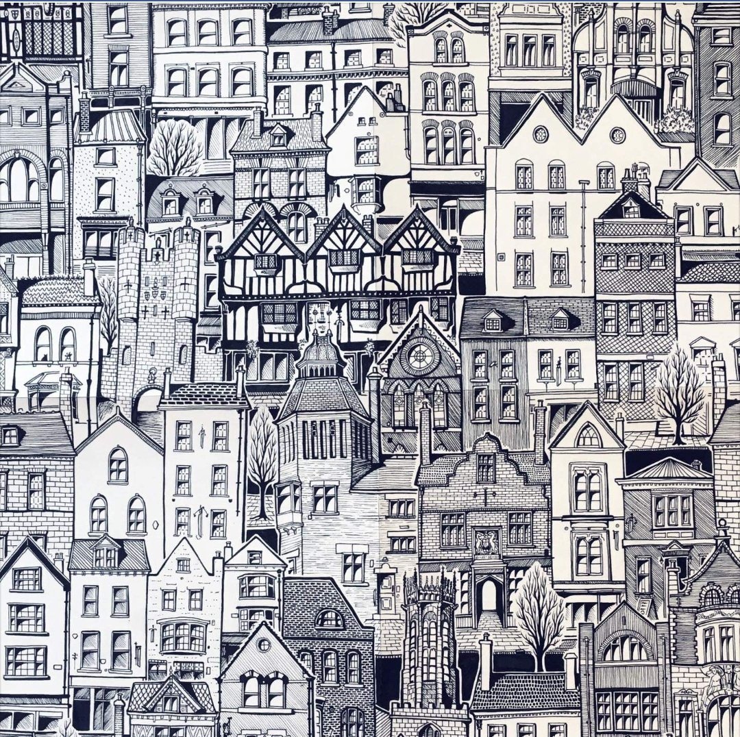 Sally_Shearn's tweet photo. Psst. Remember those gorgeous prints of York buildings I mentioned by @RachelCroft27?? You can now pre-order them via her website in 2 different sizes, signed or unsigned! Support a talented local artist in these difficult times 😊

https://t.co/ulB84I5KB5 https://t.co/xajYjZMLCO