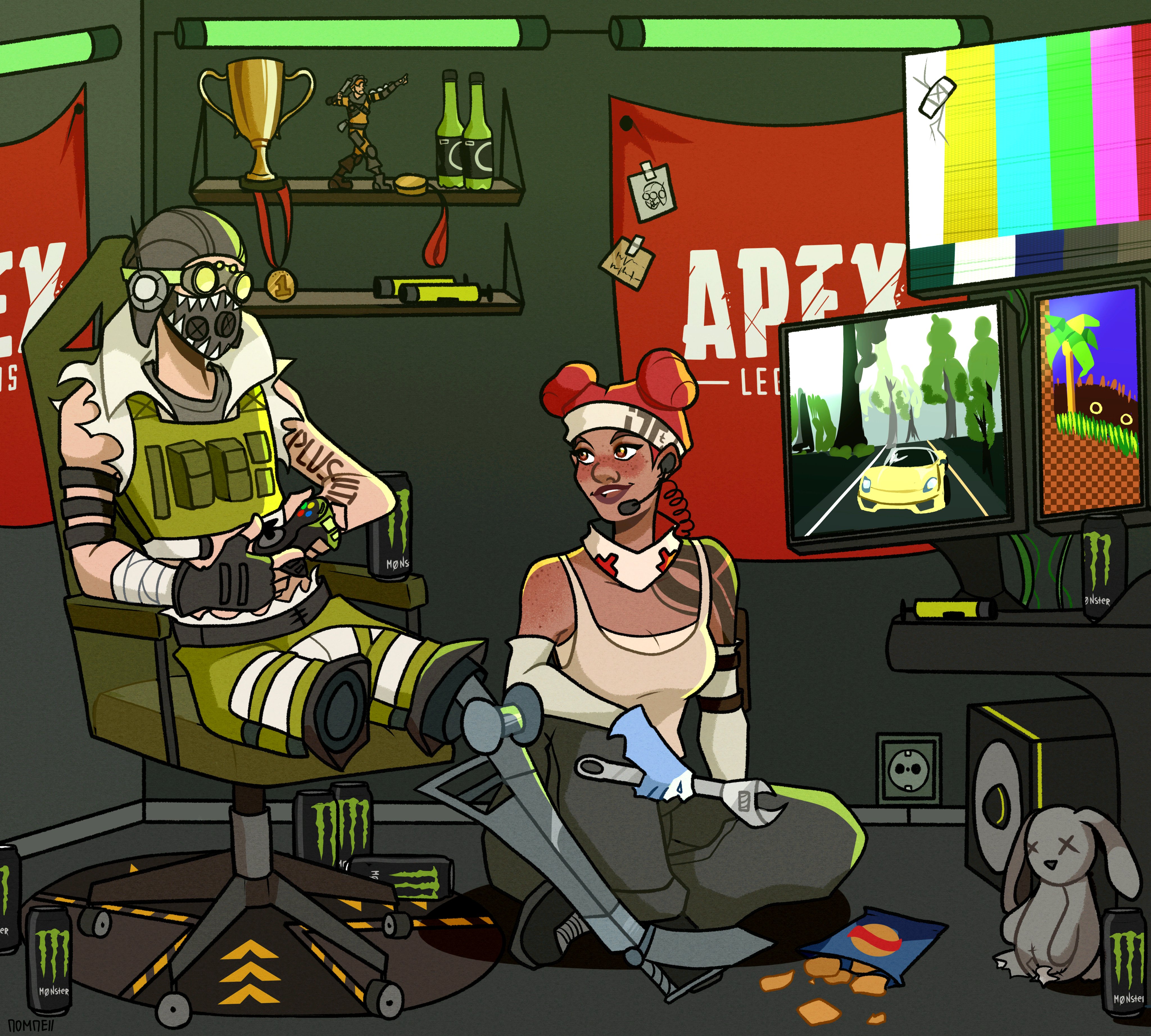 Apex Legends Octane and Lifeline