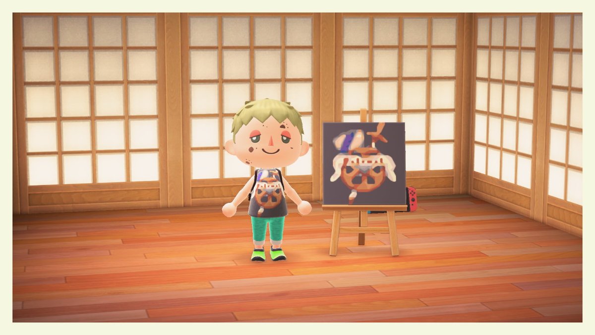 For those currently stuck on a deserted island and unable to play with unicycles, add some medieval flare to your stay by scanning this magnificent QR-code! 

 #indiegame #gaming  #medievaltwitter #AnimalCrossingNewHorizons #ACNH