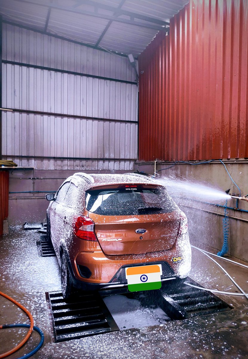 rohith741's tweet photo. Getting buddy sanitized for quarantine :P :D
#FordFreestyle 
@FordIndia @ppsfordbengalur https://t.co/AlE78jf70A