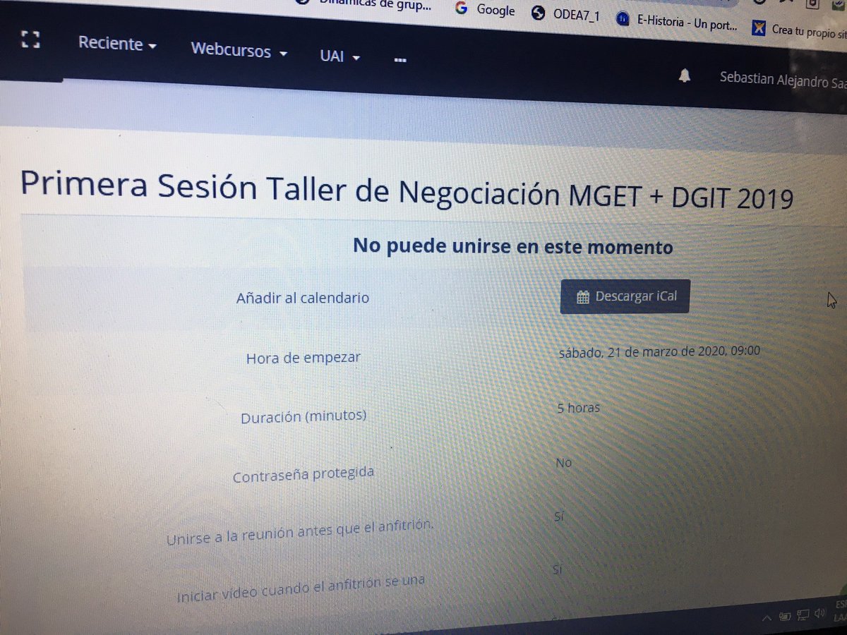 s_saavedra's tweet photo. Llegué temprano a clases! #QuedateEnCasa #MGET #UAI @UAI_CL @ingenieriaUAI https://t.co/7WPYMjQlOn