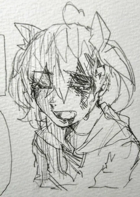 #オリキャラ #イラスト #絵
うーん線が雑い 