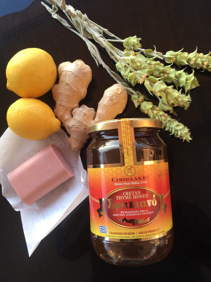 Sfakiano's tweet photo. THYME HONEY-GINGER-LEMON TEA
Φτιάξτε ένα ΔΥΝΑΜΩΤΙΚΟ ΤΣΑΙ:
Συστατικά : Τσάι του βουνού ή Μαλοτήρα, λεμόνι, τζιντζερ, Θυμαρίσιο μέλι ΣΦΑΚΙΑΝΌ👍👍👍 Θωρακίστε τον οργανισμό σας και ΜΕΙΝΕΤΕ ΣΤΑ ΣΠΊΤΙΑ ΣΑΣ.
.
#μένουμεσπίτι #μενουμεσπιτι  #cretanhoney #τσάι 
. 
https://t.co/w5e4ca5L2E https://t.co/3tafxnjSSx