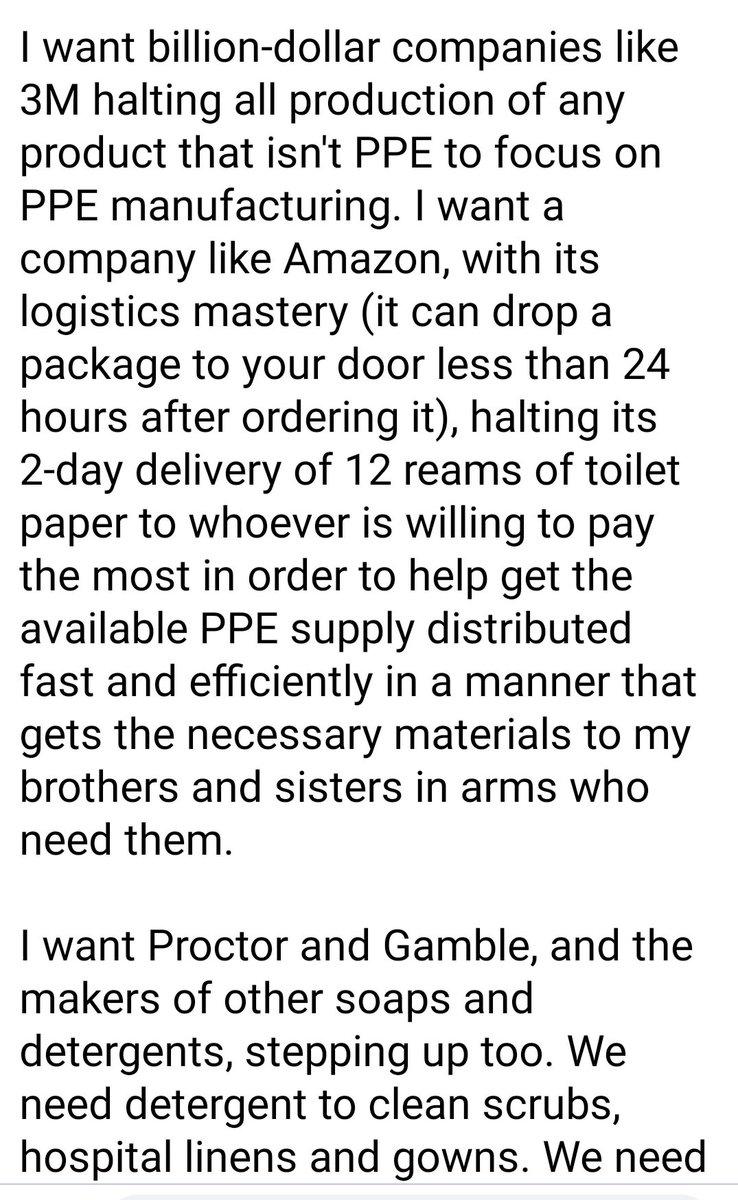 NinaAnthonijsz's tweet image. @3M @amazon
@ProcterGamble  #HELP #PPEmanufacturing
reddit.com/r/medicalschoo…