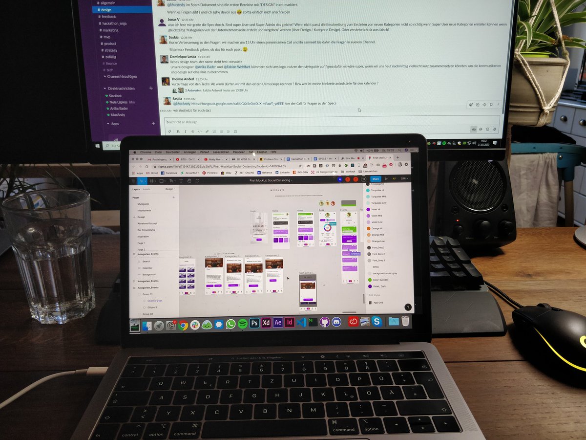Split Seconds | 넬레 (@_splitseconds) on Twitter photo Design team on 🔥 Bin seit heute morgen um 9 Uhr mit Menschen die ich nicht kenne im Call um eine App zu designen. Krasses Ding #WirVsVirusHack Design team on 🔥 Bin seit heute morgen um 9 Uhr mit Menschen die ich nicht kenne im Call um eine App zu designen. Krasses Ding #WirVsVirusHack