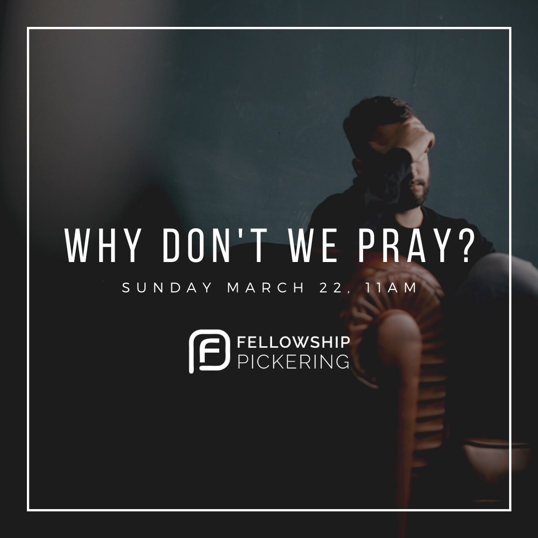FP_Church's tweet photo. We have personally seen the power of prayer, many believe in prayer, and yet we do not pray. Why? Tomorrow morning at 11am tune in to our Facebook or YouTube page as we answer that question and learn practical ways to begin praying right now! https://t.co/aMyEQ6tbSp