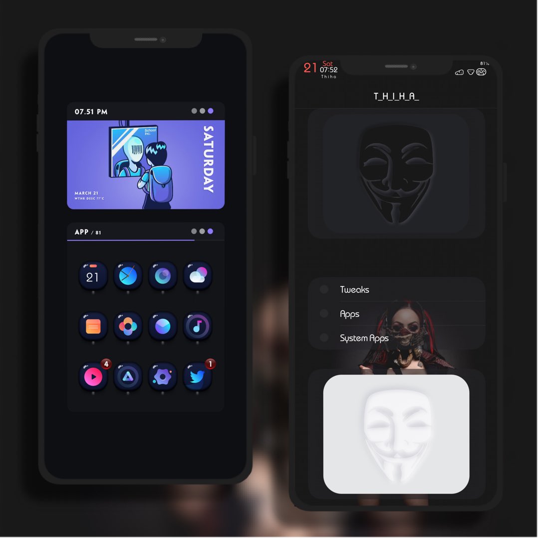 kyawthihaphyo's tweet photo. Tonight with beautiful Bladient 
#Bladient @ghanipradita 
#AE @djAndjess8 
#HS_Widget_setting_icons @Sodaisidiot 
#Setting_layout @AlYahia0 
#ScreenshotX @JunesIphone 
#Statusbar_icons @xxSomnus 
#roundprefs @CydiaGeek 
#bettersetting @MidnightChip 
Thanks all creators 🙏🏻 https://t.co/oJACt4j4IH