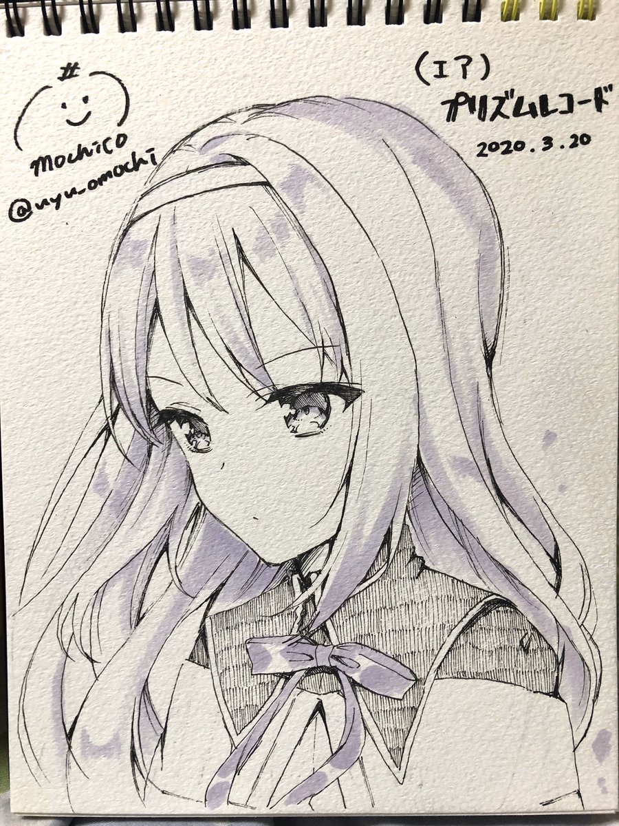 スケブ達②
もちこさん→美人クーほむちゃん☺️☺️まどマギの方では一番好き💓
千羽さん→描きやすい子で!と言ったらすんごい久しぶりに描いたらしい杏子ちゃん!超絶レア!アナログ苦手は絶対嘘!!! 