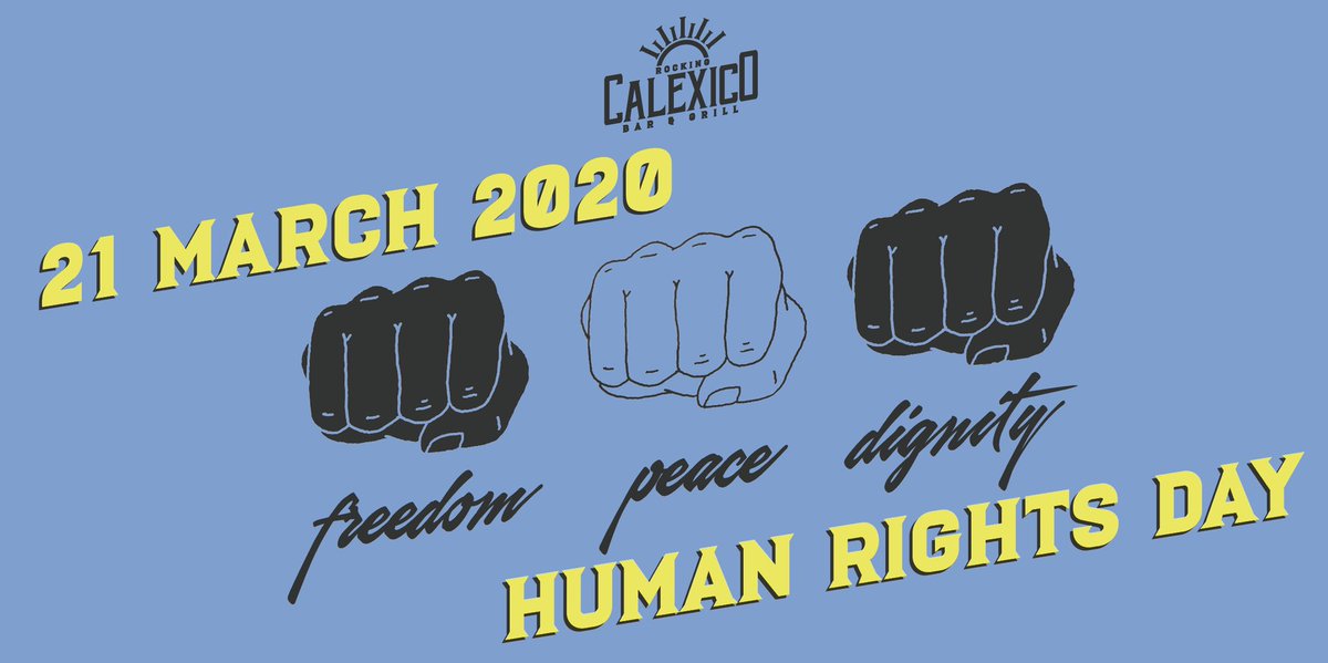 Freedom. Peace. Dignity.
Happy Human Rights Day, South Africa.
#HumanRightsDay