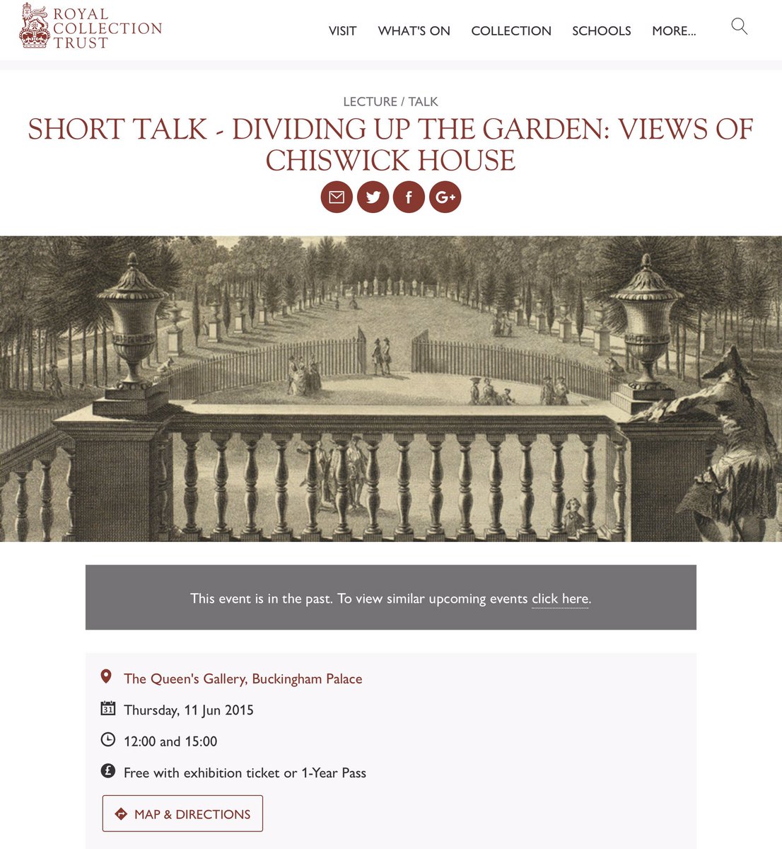 whitegoldsword's tweet photo. Shame I missed this talk on views of Lord Burlington’s garden in 2015. We are lucky as Lord B employed several artists who recorded the garden as it evolved into Britain’s first English landscape garden. #Artists included #Lambert, #Donowell, #Rysbrack, #Rocque &amp; of course #Kent! https://t.co/kTSML0VXFE